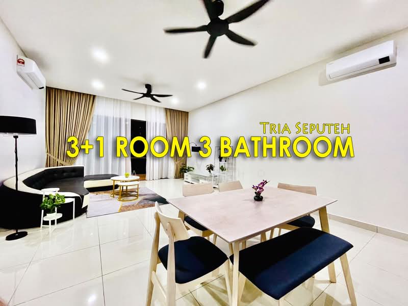 Kondominium untuk Disewa di TRIA Seputeh in 9 Seputeh, Kuala Lumpur - Alex Kho - Living Room - PropertyGuru.com.my