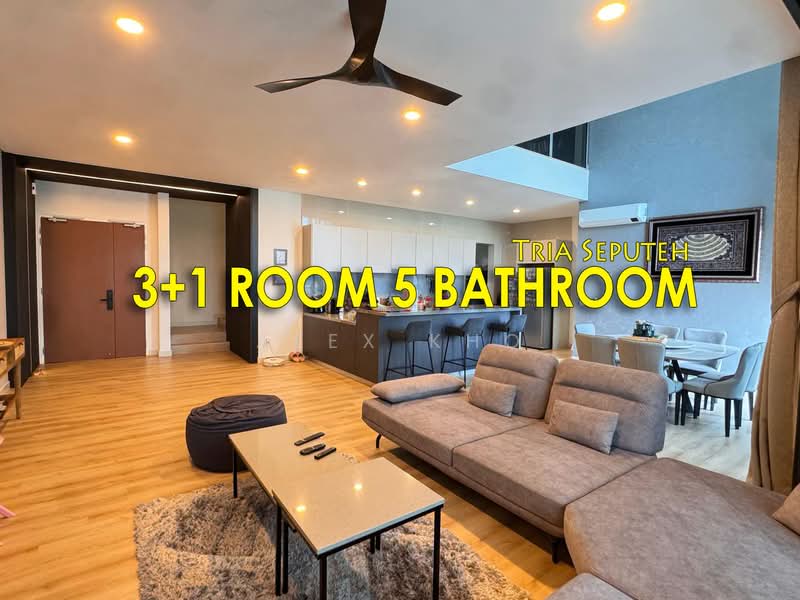 Kondominium untuk Disewa di TRIA Seputeh in 9 Seputeh, Kuala Lumpur - Alex Kho - Living Room - PropertyGuru.com.my