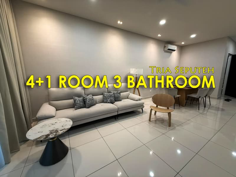 Kondominium untuk Disewa di TRIA Seputeh in 9 Seputeh, Kuala Lumpur - Alex Kho - Living Room - PropertyGuru.com.my
