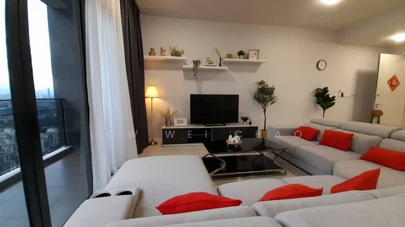 Condominium for Rent at Secoya Residence - Low Wei Chao - Living Room - PropertyGuru.com.my