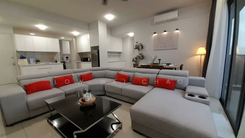 Condominium for Rent at Secoya Residence - Low Wei Chao - Living Room - PropertyGuru.com.my