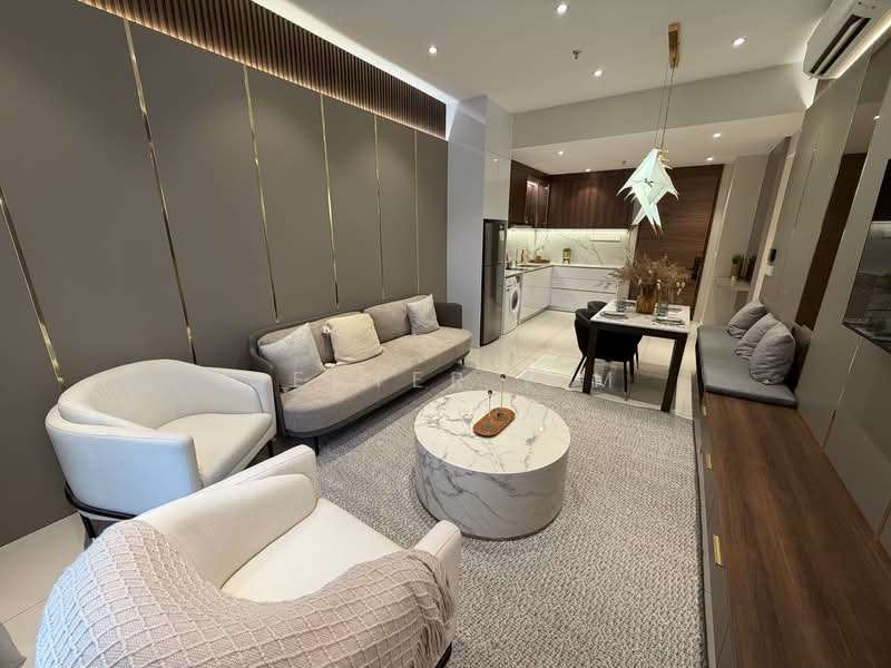 Service Residence for Sale at Golden Crown Residence - Dexter Lim - Living Room - PropertyGuru.com.my