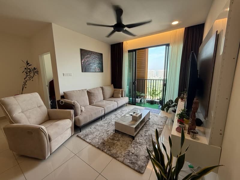 Service Residence for Sale at AraTre' Residences - Koo Ying Kang - Living Room - PropertyGuru.com.my