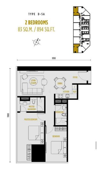 Kediaman Servis untuk Disewa di SO Sofitel Kuala Lumpur Residences - May Teng - Living Room - PropertyGuru.com.my