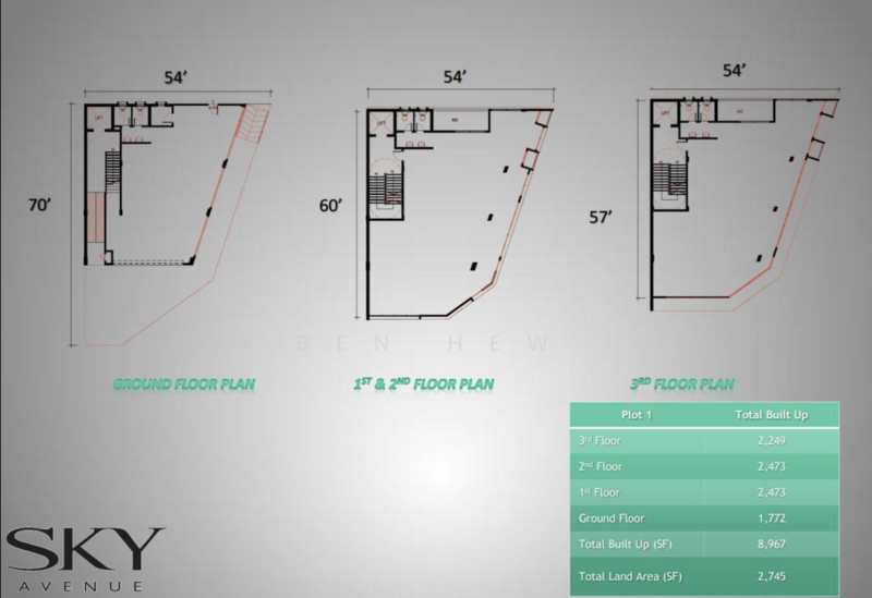 Shop / Office for Sale in Jelutong (Penang) - Ben Hew - Floor Plan - PropertyGuru.com.my