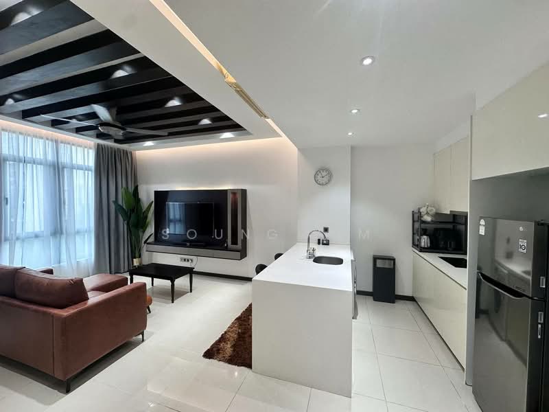 Service Residence for Rent at Tropicana Avenue - Soung Lim - Living Room - PropertyGuru.com.my