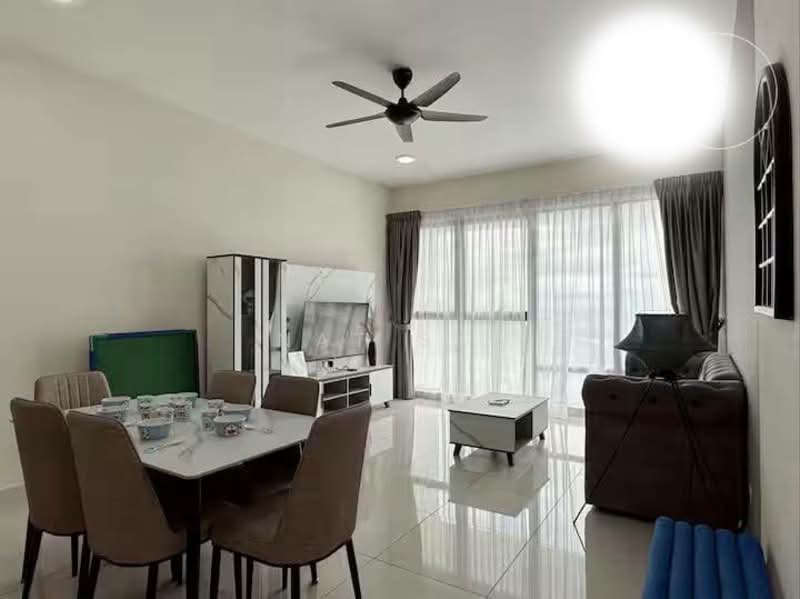 Service Residence for Sale at Southkey Mosaic - Nat Sin - Living Room - PropertyGuru.com.my