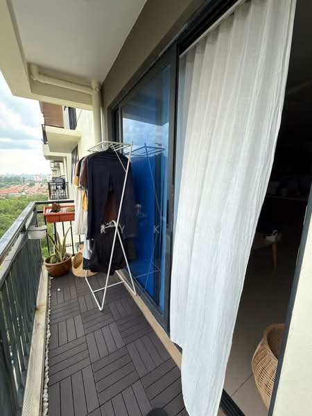 Service Residence for Rent at Southern Marina Residences - Sky Khoo - Balcony - PropertyGuru.com.my