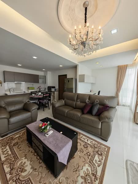 Service Residence for Rent at Regalia Residence - Candy Soon - Living Room - PropertyGuru.com.my