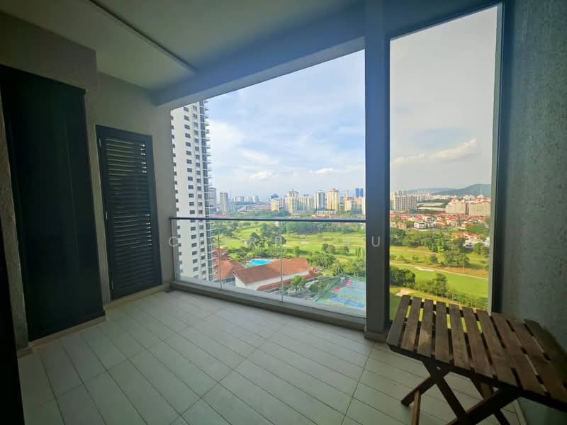 Service Residence for Sale at Twin Arkz - Cherry Fu - Balcony - PropertyGuru.com.my