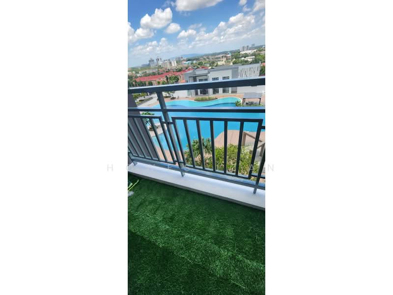 Service Residence for Sale at SKS Habitat - Howes Izan - Balcony - PropertyGuru.com.my