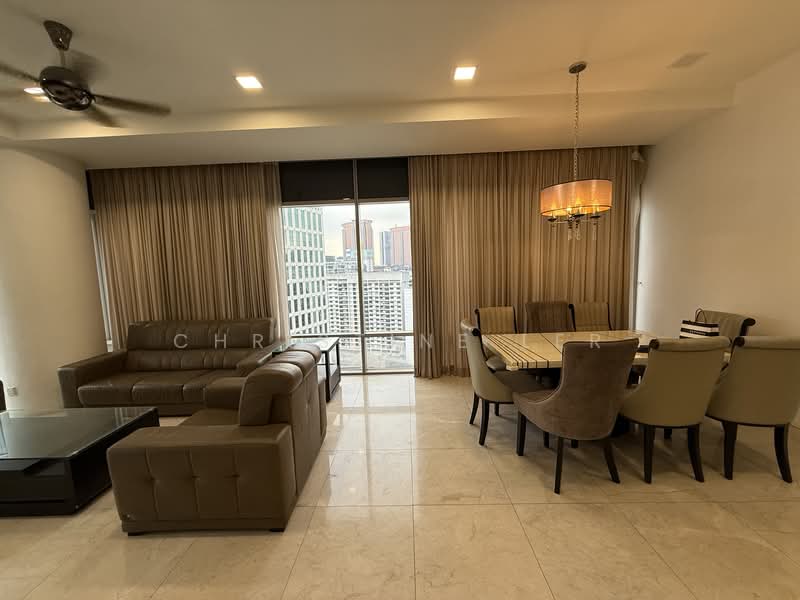 Service Residence for Rent at Pavilion Residences - Christine Ler - Living Room - PropertyGuru.com.my