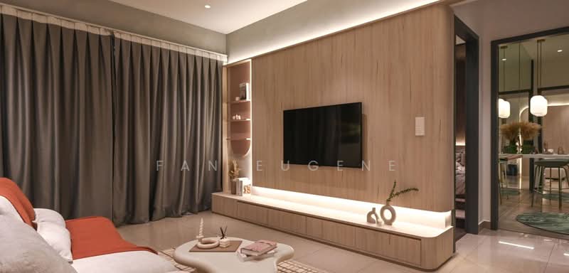 Apartment for Sale at Tangerine Suites - Fan Eugene - Living Room - PropertyGuru.com.my