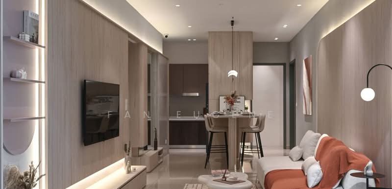 Apartment for Sale at Tangerine Suites - Fan Eugene - Living Room - PropertyGuru.com.my