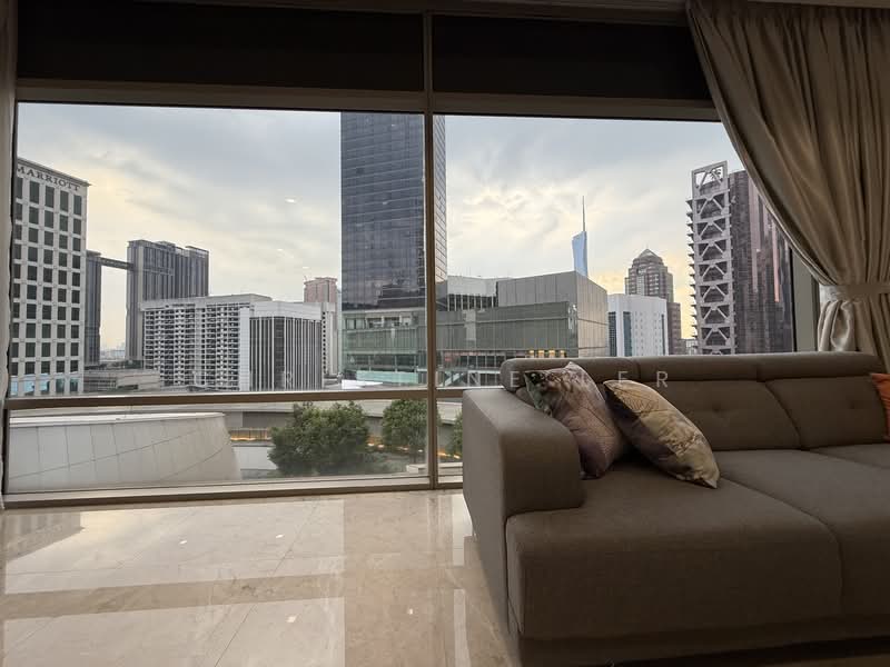 Service Residence for Rent at Pavilion Residences - Christine Ler - Living Room - PropertyGuru.com.my
