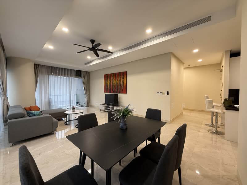 Service Residence for Rent at Pavilion Residences - Christine Ler - Living Room - PropertyGuru.com.my