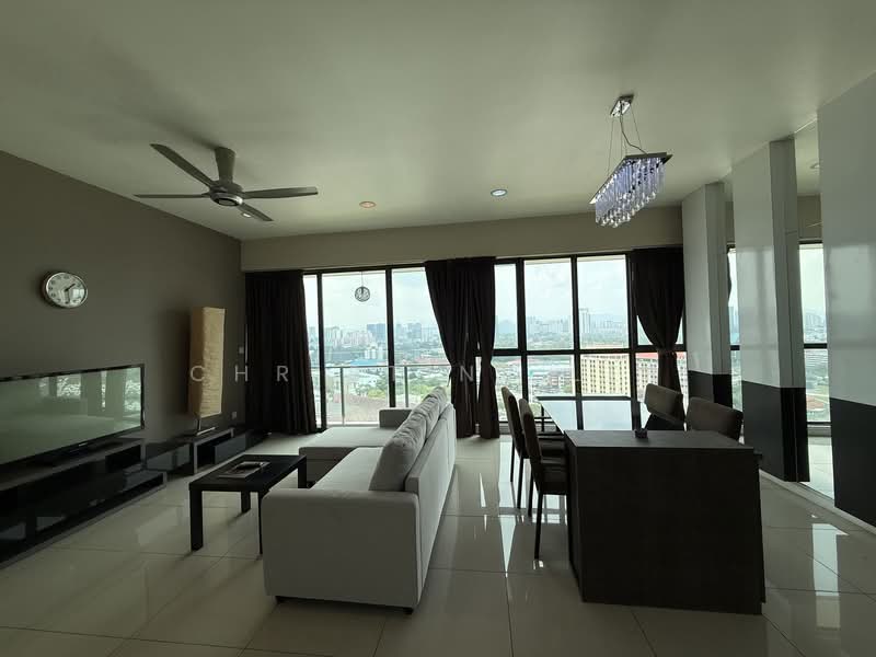 Setia SKY Residences untuk Untuk Disewa - RM 3,200 /bulan, Mac 2026 - Living Room - PropertyGuru.com.my