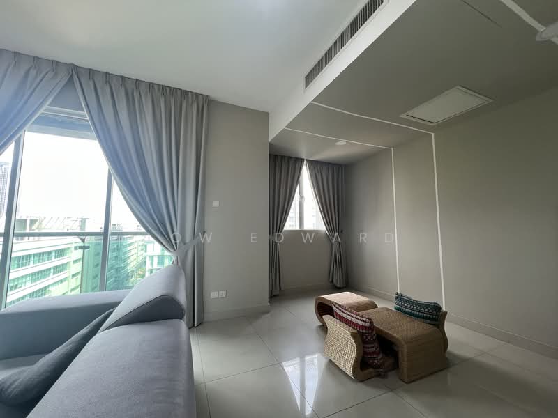 Service Residence for Rent at Solaris Dutamas - Low Edward - Living Room - PropertyGuru.com.my