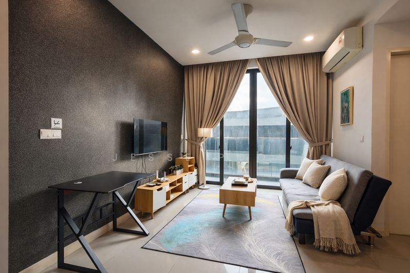 Service Residence for Rent at D'Pristine - Jesse Poon - Living Room - PropertyGuru.com.my