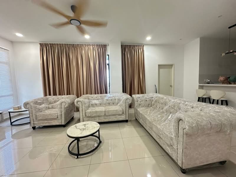 Corner Lot Full Furnished Extend Wet Kitchen Avenham Ecco Grandeur Puncak Alam Gated Guarded untuk Untuk Disewa - RM 3,600 /bulan, Apr 2026 - Living Room - PropertyGuru.com.my