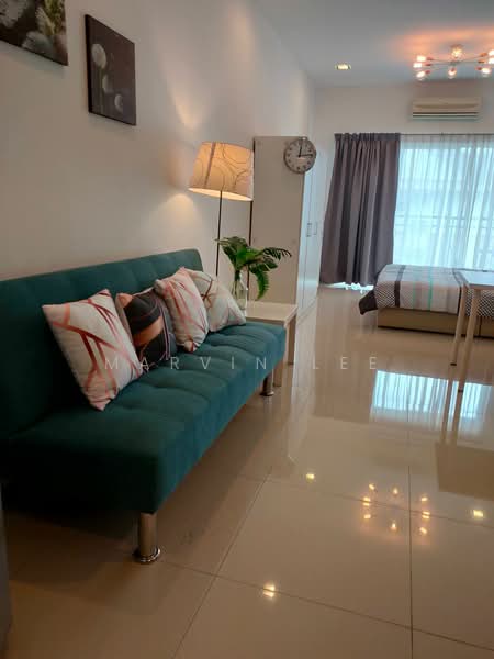 Service Residence for Sale at Windsor Tower - Marvin Lee - Living Room - PropertyGuru.com.my