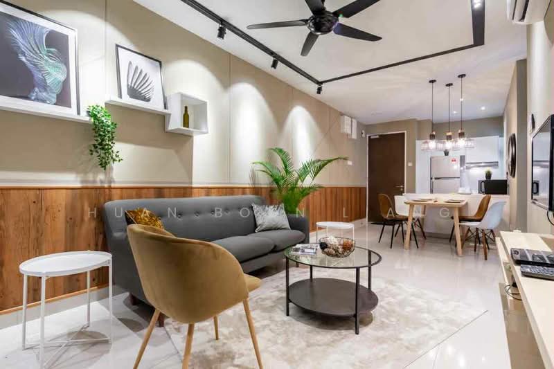 Service Residence for Rent at H2O Residences - Huan Boon Liang - Living Room - PropertyGuru.com.my