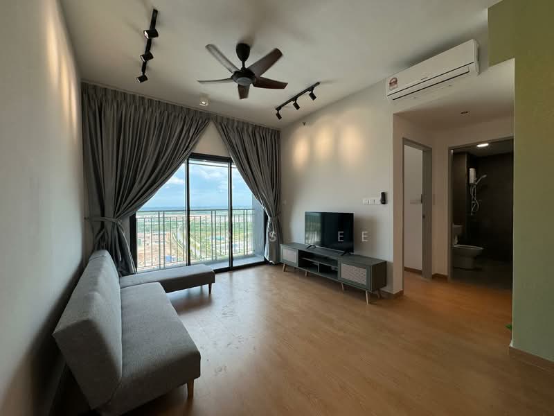 Maya Bay Residences @ Gamuda Cove untuk Untuk Disewa - RM 1,650 /bulan, Mac 2026 - Living Room - PropertyGuru.com.my