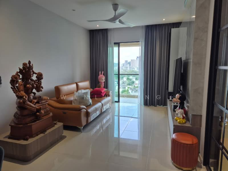 Servis Apartment untuk Dijual di Residensi Solaris Parq - Wanlu Sang - Living Room - PropertyGuru.com.my