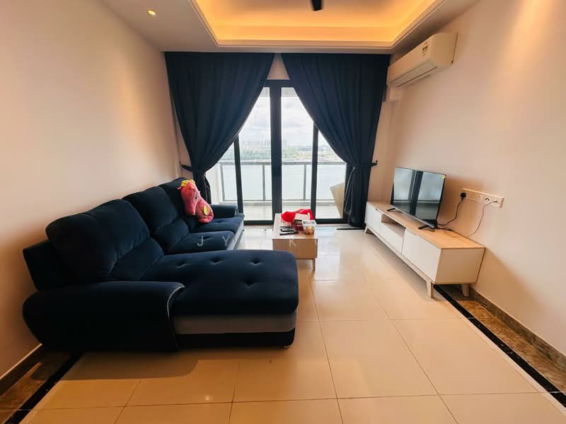 R&F Princess Cove Phase 2-Seine Region untuk Untuk Disewa - RM 2,900 /bulan, Mac 2026 - Living Room - PropertyGuru.com.my