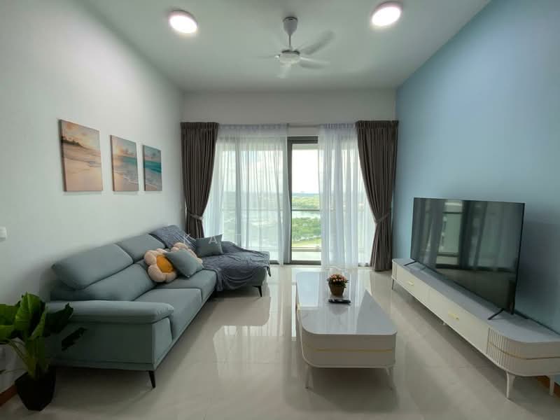Service Residence for Rent at Southern Marina Residences - Kate Tee - Living Room - PropertyGuru.com.my