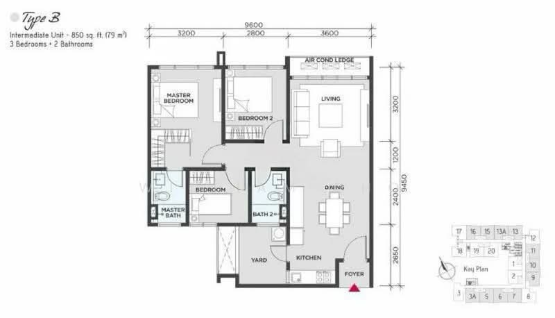 Untuk Disewa Three33 Residence