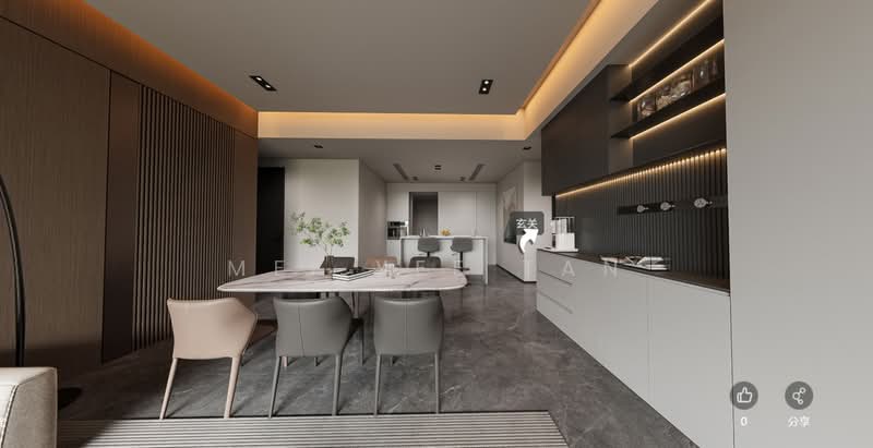 Service Residence for Sale at Four Seasons Place - Mei Yee Tan - Dining Room - PropertyGuru.com.my