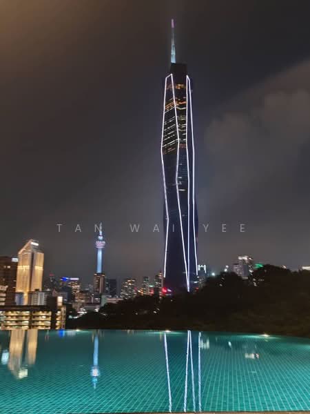Servis Apartment untuk Dijual di Sunway Belfield - Wai Yee - Night view 118 - PropertyGuru.com.my