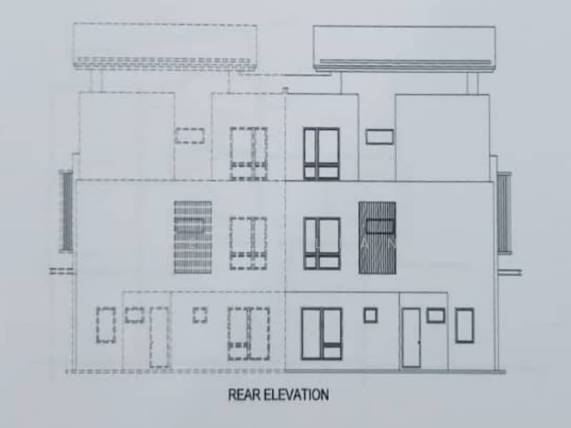 Broadleaf Residences untuk Untuk Dijual - RM 2,450,000, Mac 2026 - Rear Elevation - PropertyGuru.com.my