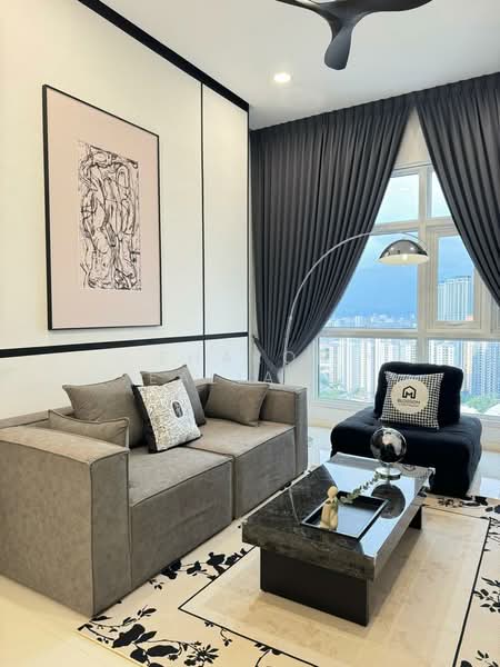 Service Residence for Rent at Met 1 Residences - Sharon Ealiana - Living Room - PropertyGuru.com.my