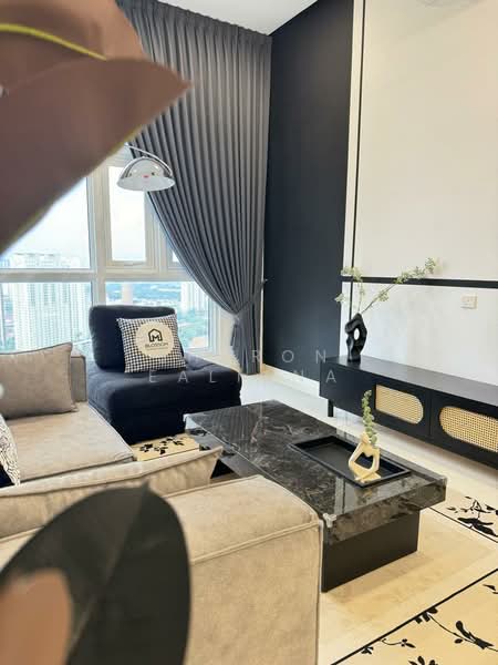 Service Residence for Rent at Met 1 Residences - Sharon Ealiana - Living Room - PropertyGuru.com.my
