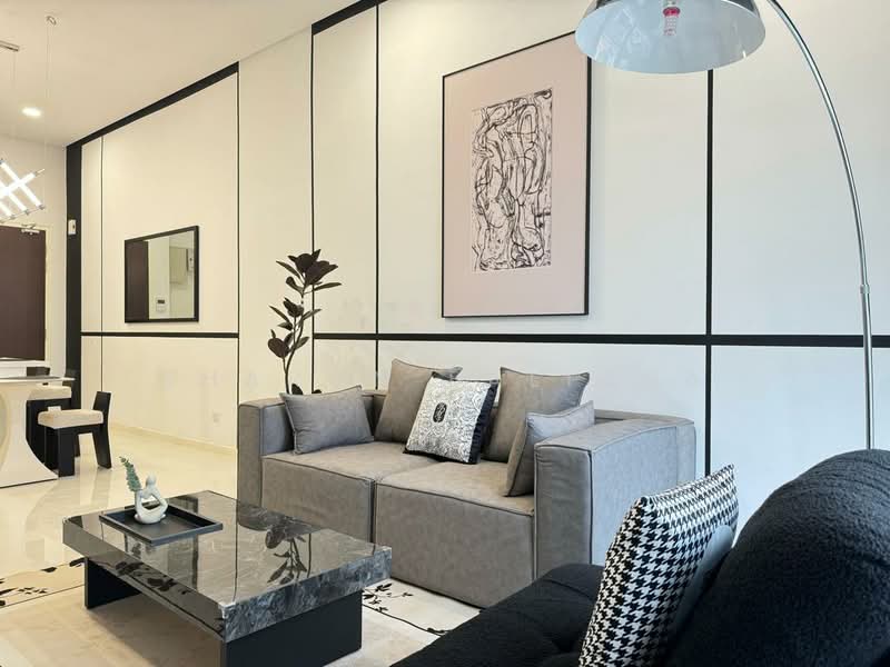 Service Residence for Rent at Met 1 Residences - Sharon Ealiana - Living Room - PropertyGuru.com.my