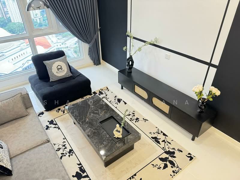 Service Residence for Rent at Met 1 Residences - Sharon Ealiana - Living Room - PropertyGuru.com.my
