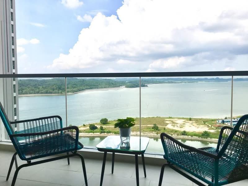 Service Residence for Sale at Southern Marina Residences - Melody Yew - Balcony - PropertyGuru.com.my