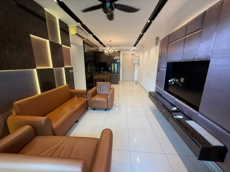 Service Residence for Rent at V Residence 2 @ Sunway Velocity - Eddy Lee - Living Room - PropertyGuru.com.my