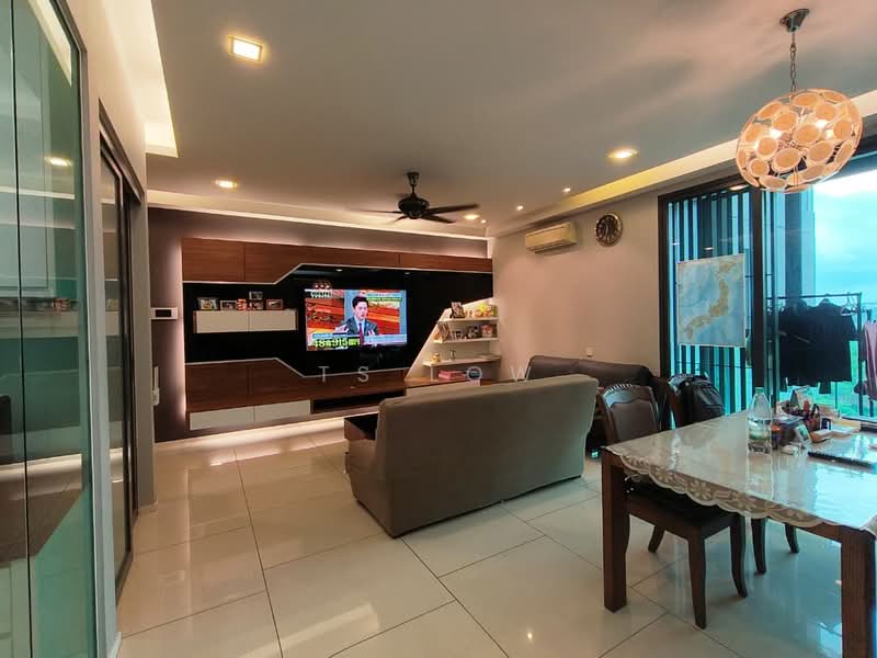 Condominium for Sale at The Treez Jalil Residen - TS Low - Living Room - PropertyGuru.com.my