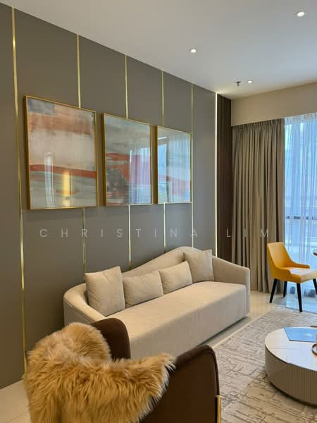 Condominium for Sale at Golden Crown Residence - Christina Lim - Living Room - PropertyGuru.com.my