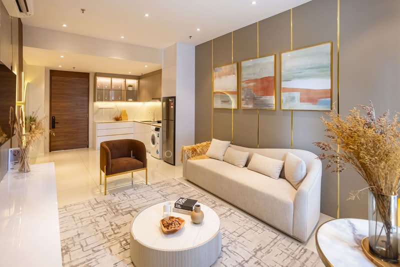 Service Residence for Sale at Golden Crown Residence - Leon Lee - Living Room - PropertyGuru.com.my