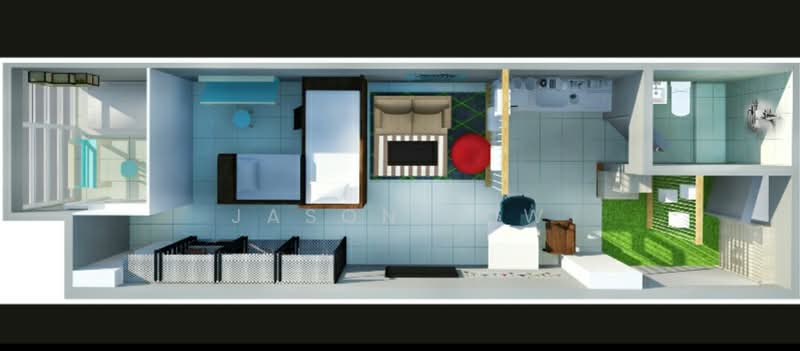 First Subang (SS 15 Courtyard) untuk Untuk Disewa - RM 1,850 /bulan, Mac 2026 - Living Room - PropertyGuru.com.my