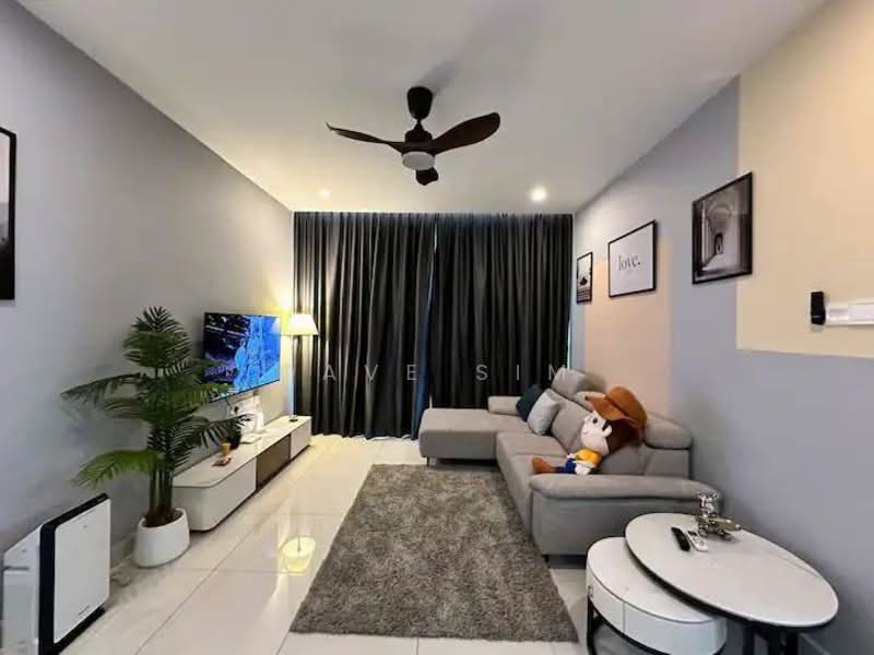 Service Residence for Rent at Southkey Mosaic - Dave Sim - Living Room - PropertyGuru.com.my