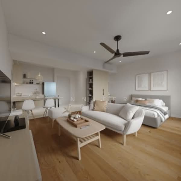 Service Residence for Sale at The Connaught One - Jennifer Pong - Living Room - PropertyGuru.com.my