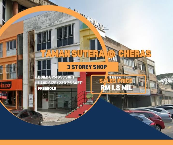 Shop / Office for Sale in Cheras (Selangor) - Kah Hee Chong - Exterior - PropertyGuru.com.my