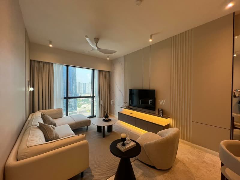 Service Residence for Rent at TRX Residences - Apple Liew - Living Room - PropertyGuru.com.my