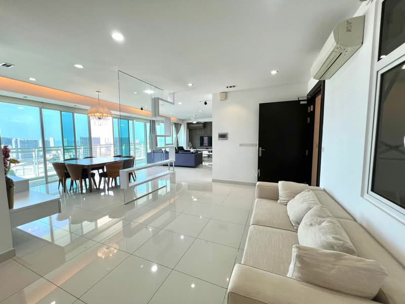 Condominium for Rent at Gurney Paragon - Alex Lim - Living Room - PropertyGuru.com.my