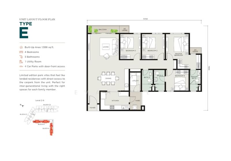 Uptown Residences 2, Berkeley Uptown untuk Untuk Dijual - RM 460,000, Mac 2026 - PropertyGuru.com.my